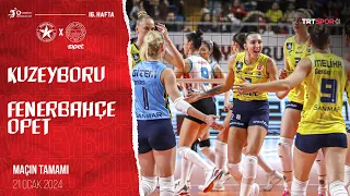 Maçın Tamamı | Kuzeyboru - Fenerbahçe Opet "Vodafone Sultanlar Ligi"