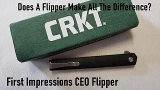 CRKT CEO Flipper First Impressions