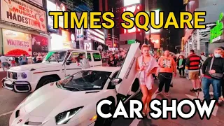 Car Show In Times Square, New York | Lamborghini models, new releases