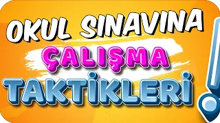 4dk'da OKUL SINAVINA ÇALIŞMA TAKTİKLERİ