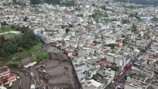 Ecuador landslide kills at least 24 people