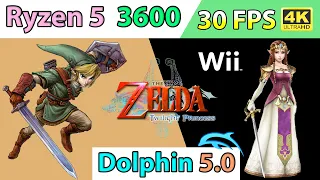 Dolphin 5.0 • 30 FPS • 4K | The Legend of Zelda: Twilight Princess - Ryzen 5 3600 | GTX 1660 Super