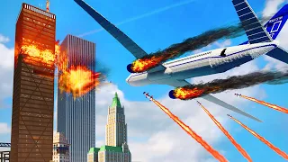 Realistic Plane Shootdowns & Crashes 15 😱 Teardown
