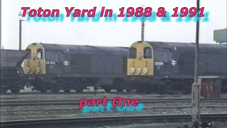 BR in the 1980s Toton Yard in 1988 & 1991 Part One