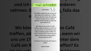 Deutsch Schreiben a2 #deutschlernen #learngerman #schreiben #german