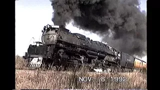 8 November 1992 Union Pacific 3985 railfan excursion trip