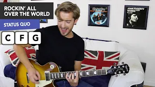 Rockin' All Over The World Guitar Lesson - Status Quo/ John Fogerty