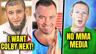 Khamzat Chimaev CALLS OUT Covington!  Zuckerberg NOT ALLOWING Media At UFC?  MMA News