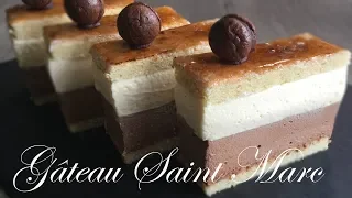 Gateau Saint Marc Chocolate mousse cake recipe～ASMR cooking