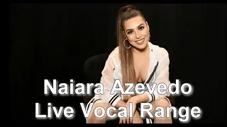 Naiara Azevedo - Vocal Range - Live (Eb3-E5-D5)