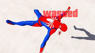 Spiderman vs Hulk GTA 5 Epic Wasted Jumps ep.113 (Euphoria Physics, Fails, Funny Moments)