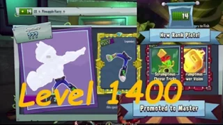 Level 1400 + 200 Star opening + Infinity sticker pack opening - Plants vs. Zombies Garden Warfare 2