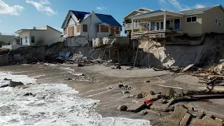 Daytona Beach / Volusia Drone Survey Of The Aftermath Of Hurricane Nicole - 11/11/2022