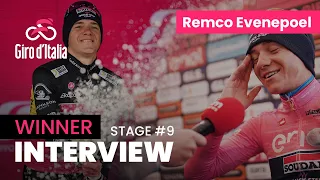 Giro d'Italia 2023 | Stage 9 | Winner Interview | Remco Evenepoel