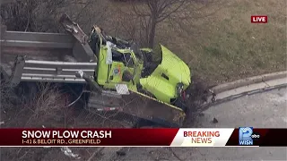 BREAKING: Snow Plow crash