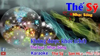 Không được khóc kara nhạc sống remix chế