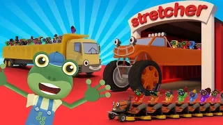 Gecko's Truck Stretching Machine! | Gecko's Garage | Truck Cartoons For Children