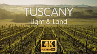 Tuscany, Italy. Light and Land. Aerial video in 4K