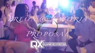 Breon & Tori Surprise Proposal (Shot & Edited By @Quanknox)