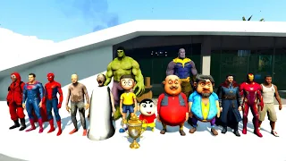 Franklin and Shinchan playing Hide and seek With Avengers in GTA 5 || Gta 5 Tamil