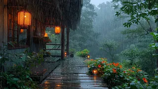 Overcome Stress And Fall Asleep Immediately With Soothing Rain On The Porch - Sounds For Sleeping