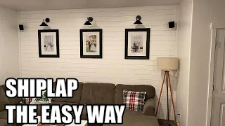 How to Install Shiplap | DIY Accent Wall