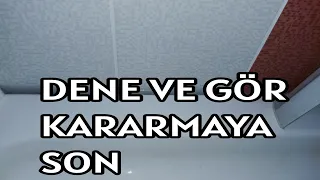 Banyo ve mutfaktaki kararan silikonlar nasıl temizlenir.duşakabindeki silikon lekeleri nasıl çıkar