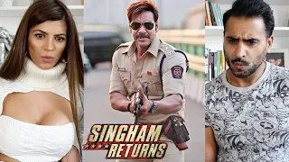 SINGHAM RETURNS Action Scene | Ajay Devgn | Magic Flicks REACTION!!