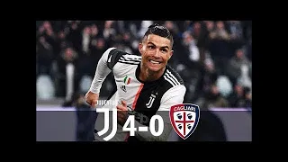 Ronaldo HatTrick  Juventus vs CagIiarii 4 -0 - Highlights & All Goals 2019 (HD)