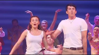 Tobias Turley and Stevie Doc Mamma Mia The Musical Opening Night | Mamma Mia I Have A Dream Winners