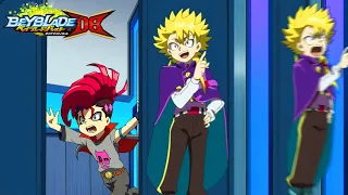 FUNNY BEYLBADE BURST DB MOMENTS! Beyblade Burst DB Episode 48 Funny Scene! Beyblade Burst DB Ep 48