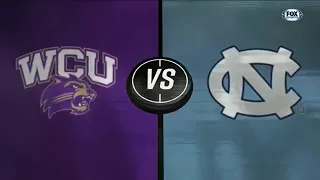 Western Carolina vs North Carolina  NCAA Men's Basketball December 6, 2017