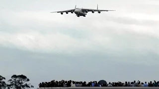 Antonov An-225 Mriya, Maior avião do mundo Pousando em Viracopos Campinas - SP. Brasil