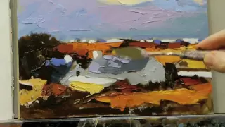 Acrylic Palette Knife Painting Techniques - Lesson 3 of 4