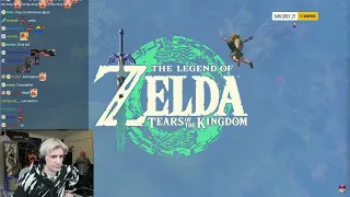 xQc Cries & Complains Reacting To Legend Of Zelda Tears of the Kingdom Final Trailer #3 | xQc Reacts