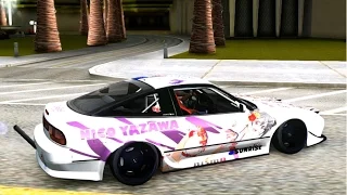 GTA San Andreas - Nissan 240SX Stance With Nico Yazawa Itasha  EnRoMovies _REVIEW