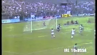 302.Отборочный матч ЧМ 1986 г. Ирландия-СССР 1-0