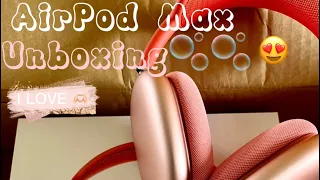 AirPods Max Unboxing & 1st impressions🎧😍🫧