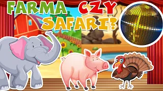 Gdzie mieszkają zwierzęta? Zwierzęta na farmie i safari - Bajka dla dzieci po polsku - Zwierzęta