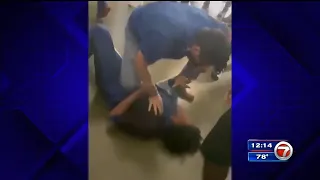 Teacher body slams student while breaking up fight at South Dade Senior High School