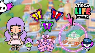New Butterfly Free Gifts!! 😻🎁💙 | Toca Life World | Toca Boca 🌎