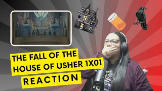 The Fall Of The House Of Usher 1x01 REACTION & REVIEW "A Midnight Dreary" S01E01 | JuliDG