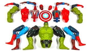 Merakit Mainan Spider-Man vs Miles Morales vs Hulk Smash Avengers Superhero Toys