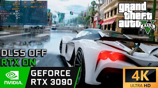 GTA V Ultra Realistic Graphics Mod | RTX 3090 24 GB + i7 12700K 5.0 GHz [4K RTX Ultra High Settings]