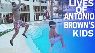 A Day in the Life of Antonio Brown's Kids | NFL Rush