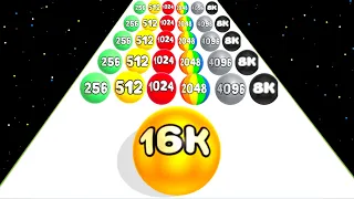 Number Ball 3D Merge Games - Ball Run 2048 Level Up Number Ball Run (infinity) Asmrgameply