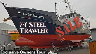 Exploring the Secrets of the Elizabeth Ruth: Long Range, Liveaboard Steel Trawler