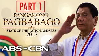 President Duterte's 2nd SONA (Part 1)