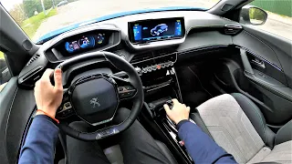 Peugeot e-2008 GT (Full Electric) - POV Test Drive. Impressive ride quality! Peugeot GoPRO driving.