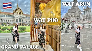 Thailand Vlog 🇹🇭 The Grand Palace, Wat Arun & Wat Pho Temples + Buffet Picnic Hotel ❤︎ Emmy Lou